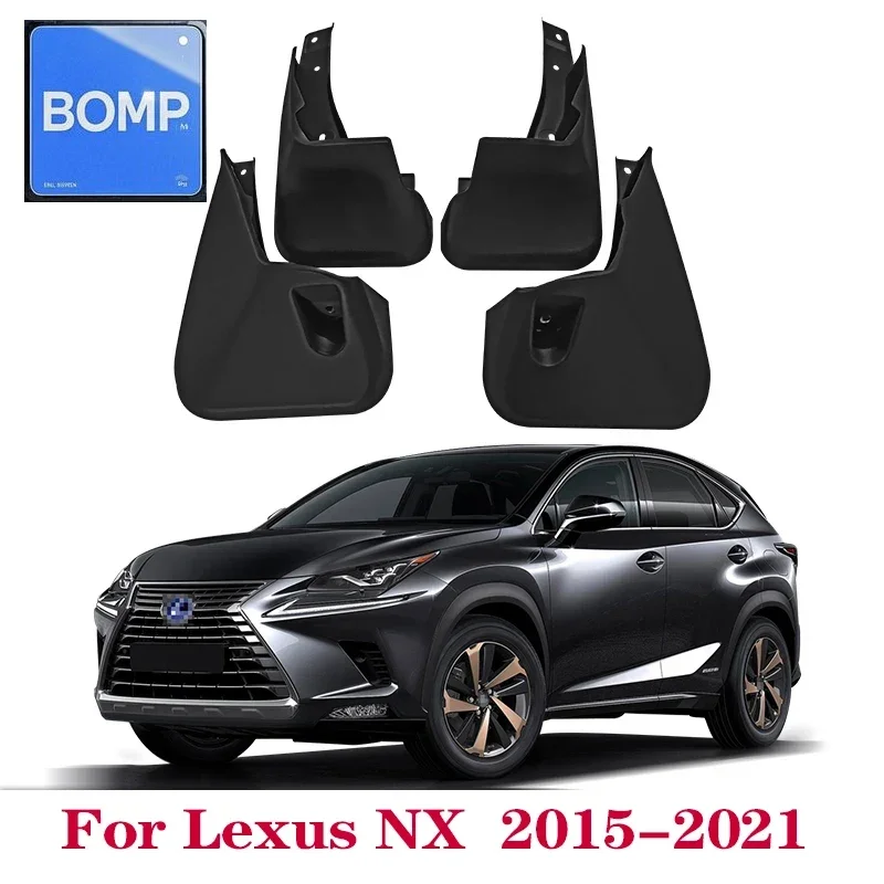 

Fit For Car Fender Mud Flaps FOR Lexus NX200 NX300 NX300H 2015-2021 Splash Guards MudFlaps Front Rear Mudguards Auto Accessories