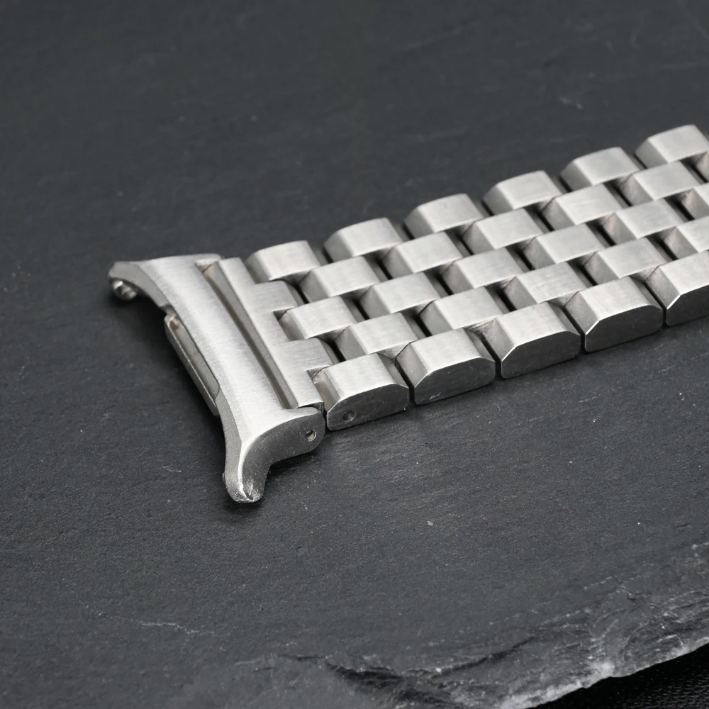 Ремешок из нержавеющей стали для Samsung Watch 7 Ultra 47 мм, деловой металлический браслет с изогнутым концом для Galaxy 7 47 мм