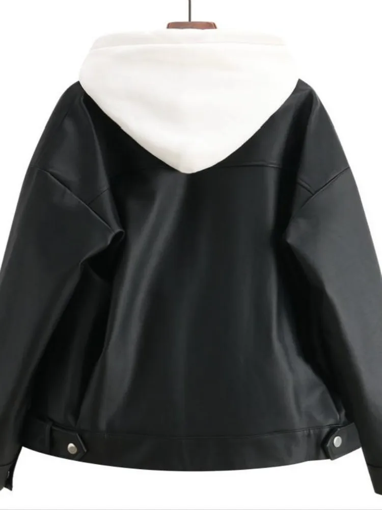 

Biker Jackets Womens Jacket Japanese Denim Printed Graphic Buttoned Drop-Shoulder Modern Artistic Urban Flexible Summer Outdoors