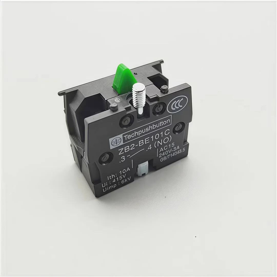 10pcs XB2 Contact Block Terminal ZBE-101 NO/ZBE-102 NC/ZB2-BE101C NO/ZB2-BE102C NCPushbutton Joystick Switch Hoist Crane 10A