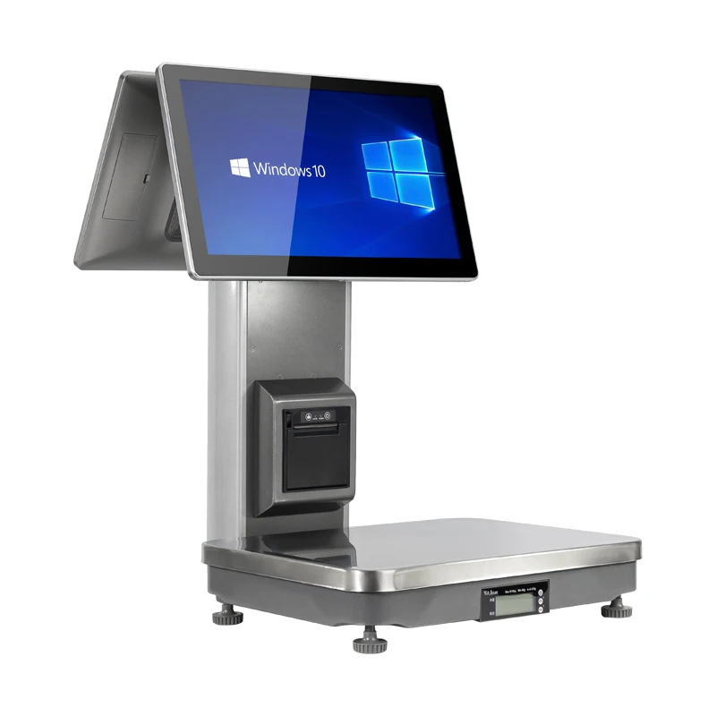 

15.6inch Digital Electronic Weighing Scale With Touch Screen Weighing Scale Cash Register With Windows Pos Scale