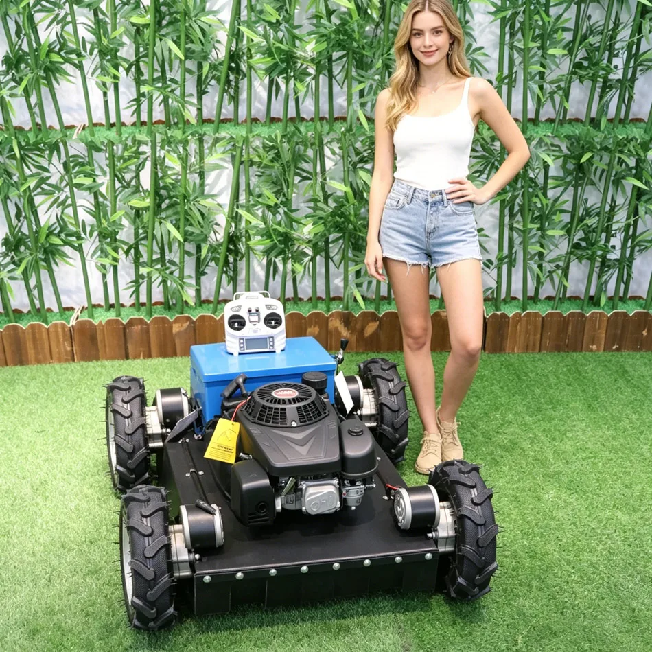 

Customized small intelligent remote control lawn mower, CE, EPA, EPR multifunctional remote control intelligent lawn mower