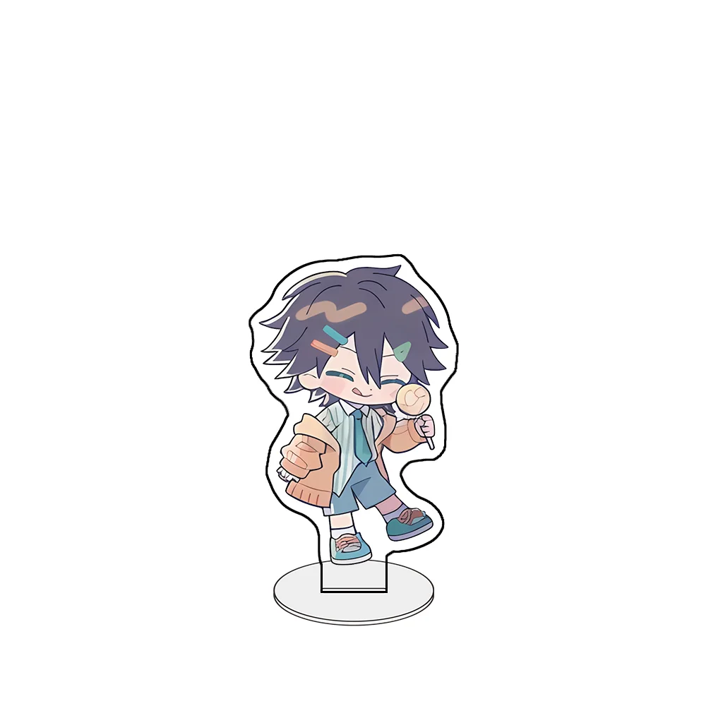 Bungo Stray Dogs 10cm Acrylic Stand keychain Atsushi Nakajima&Osamu Dazai Desk Decor Cute Figure Holiday Gift - view 4