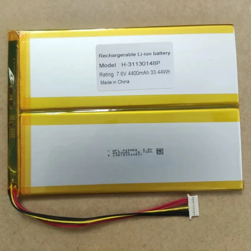 New NV-2871185-2S H-31130148P Laptop Replace Battery 7.6V 33.44Wh 4400mAh For Thomson HERO13C4GR32 Tablet PC%100 test