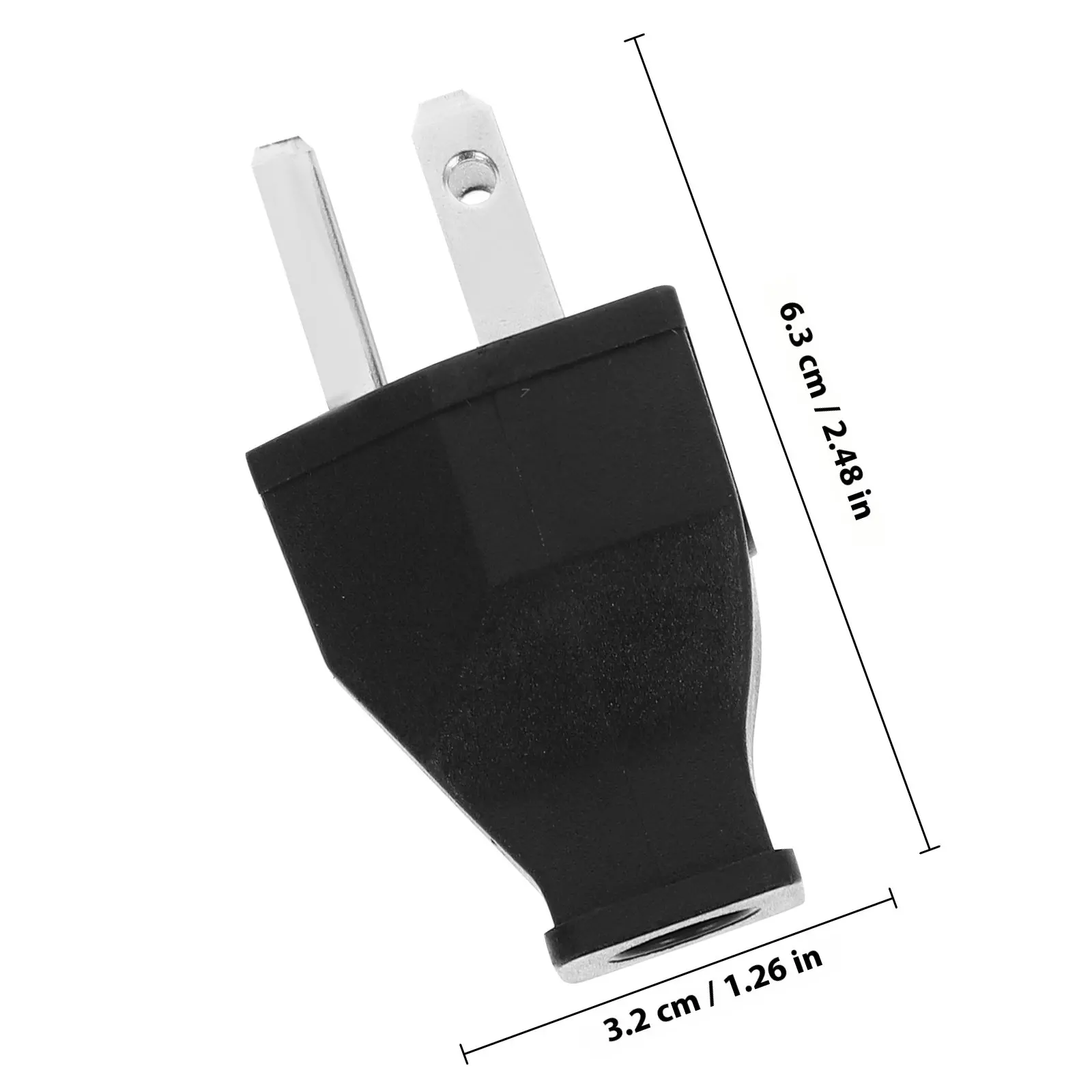 American Plug Replacement Electric Plug For Power Extension Cord Appliance Repair 15A Swivel Male Connector Rotatable