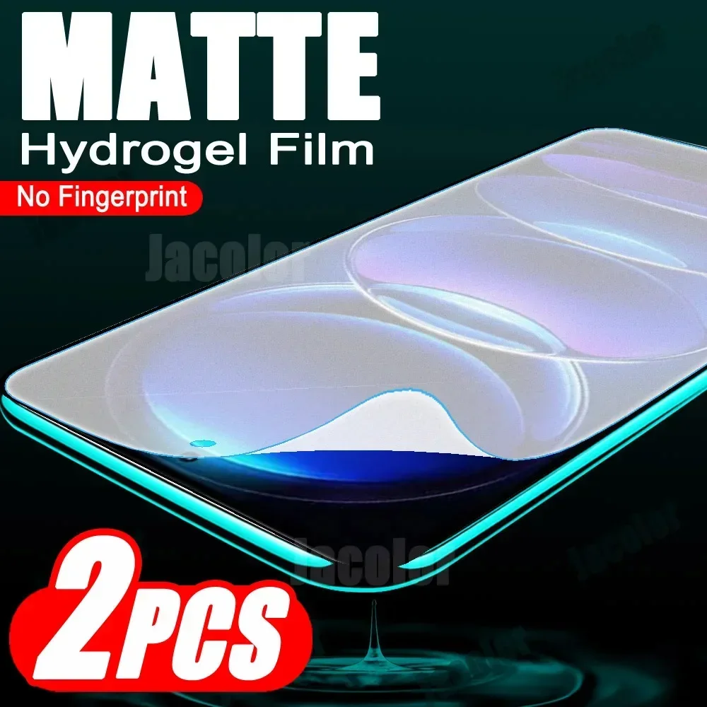 2pcs Soft Matte Screen Protector For Xiaomi Redmi Note 12 S Turbo Pro Speed Plus 4G 5G 12S 12Pro Note12 Note12Pro Hydrogel Film