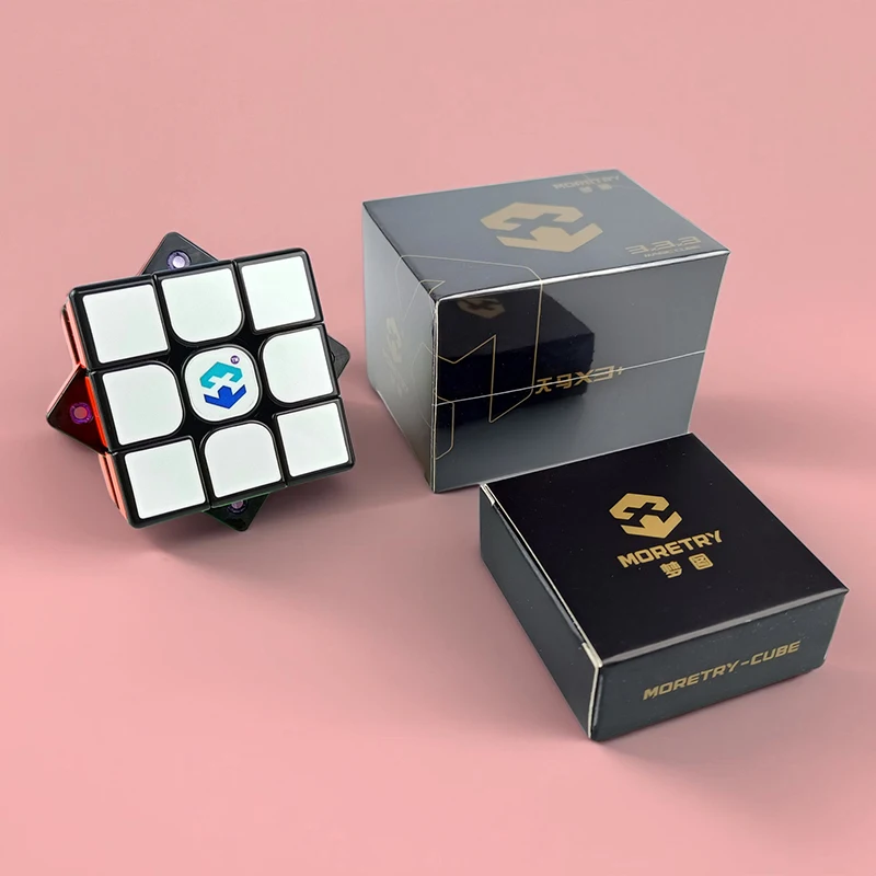 Double Magnetic Stickerless 3x3 Speed-cubing Educational Toy  Competition Classic Puzzle  Matte Finish Speed Cube Professional S