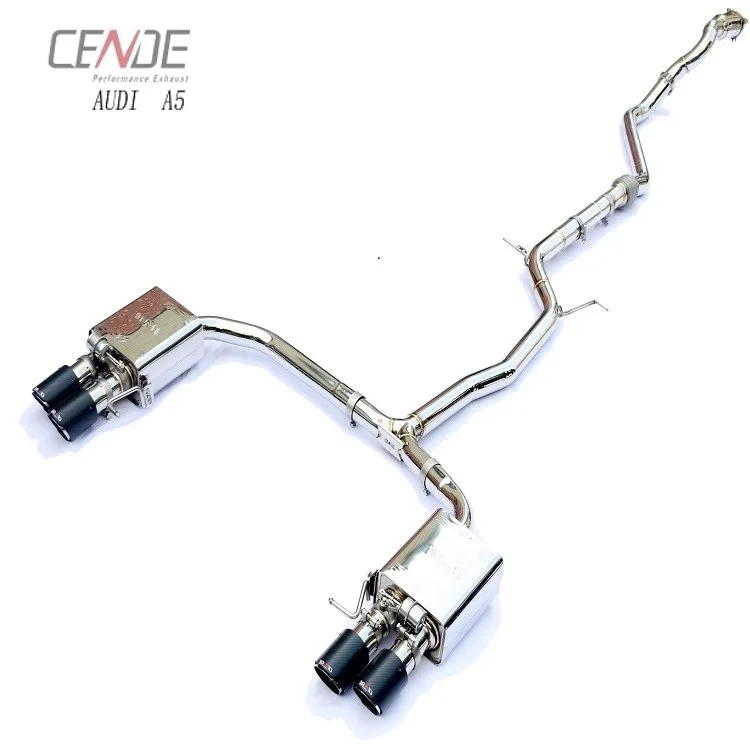 Cende New Valvetronic muffler Tips system for Audi a4 b9 b8 Exhaust