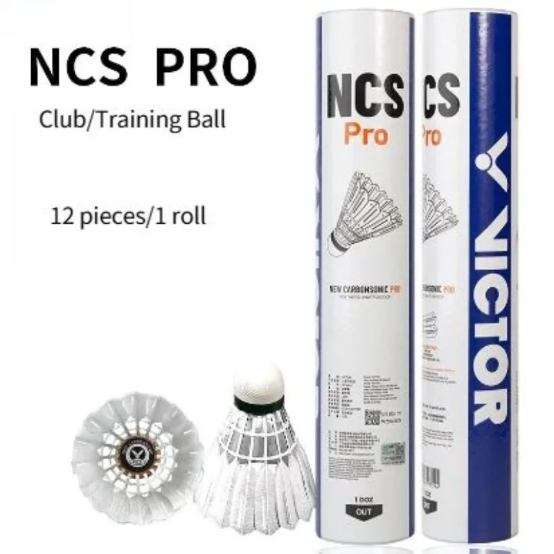 فيكتور فيكتوري كرة الريشة NCS Carbon Sound Pro كرة الريشة الاصطناعية المقاومة