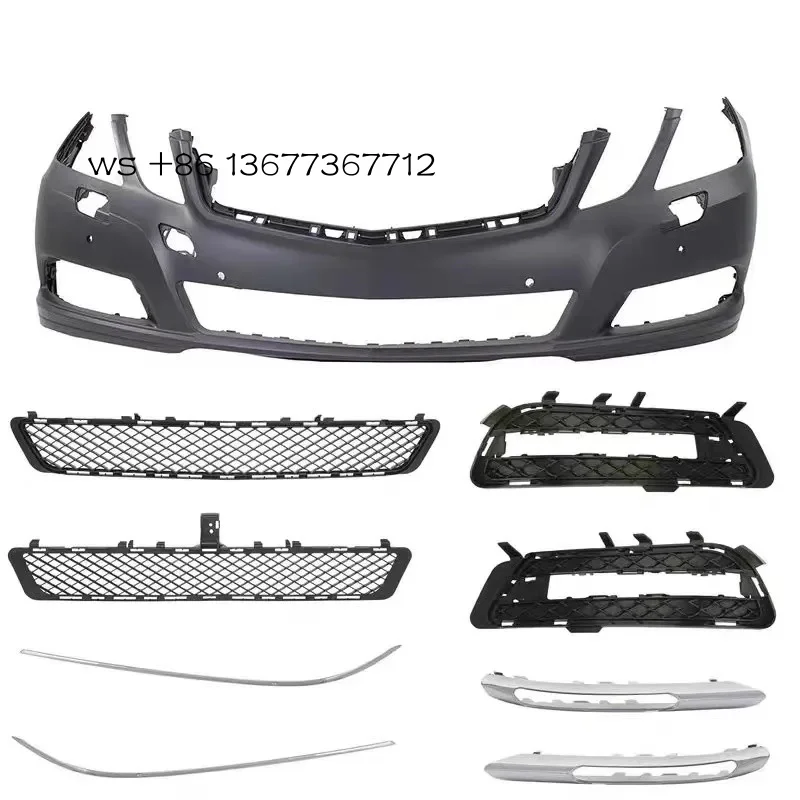 

Hot Sale Electroplating Strip Fog Lamp Frame Lower Grille Front Bumper For W212 E180E200 E250E260 E300