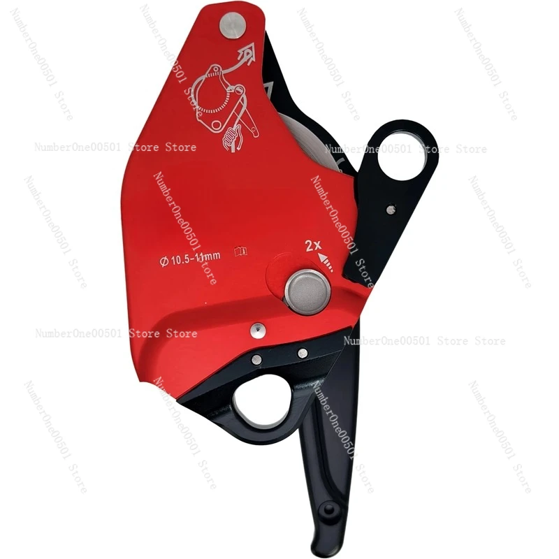 

Descending Clutch Rope High Altitude Rescue Lifting Lower One-way Braking Pulley Protector Safety Descender