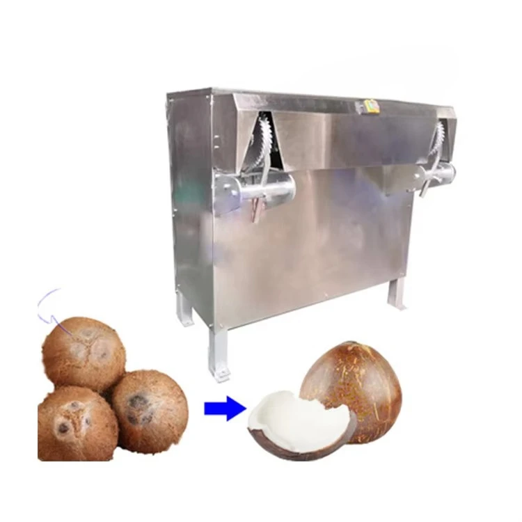 Machine à éplucher les coquilles dures de noix de coco, éplucheur de brun de noix de coco