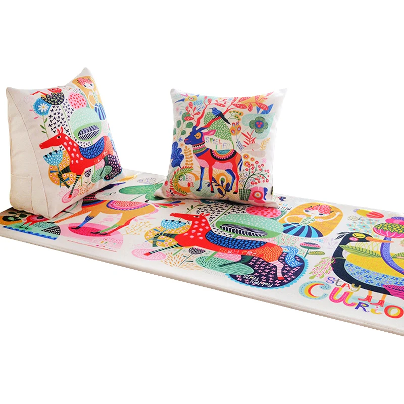 

Bay window mat Customized window sill mat Tatami Modern simple pastoral children's card seat cushion