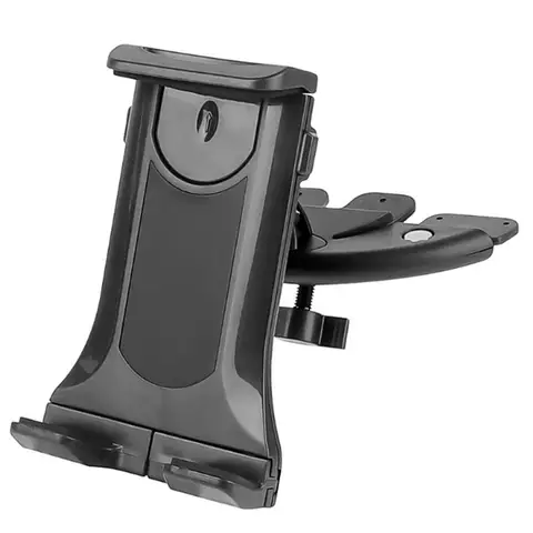 Smartphone Holder Mountek Cd Slot Mount Mountek MT5000 CD Slot Clamp Phone Holder Mount Black Plastic Hands Free 