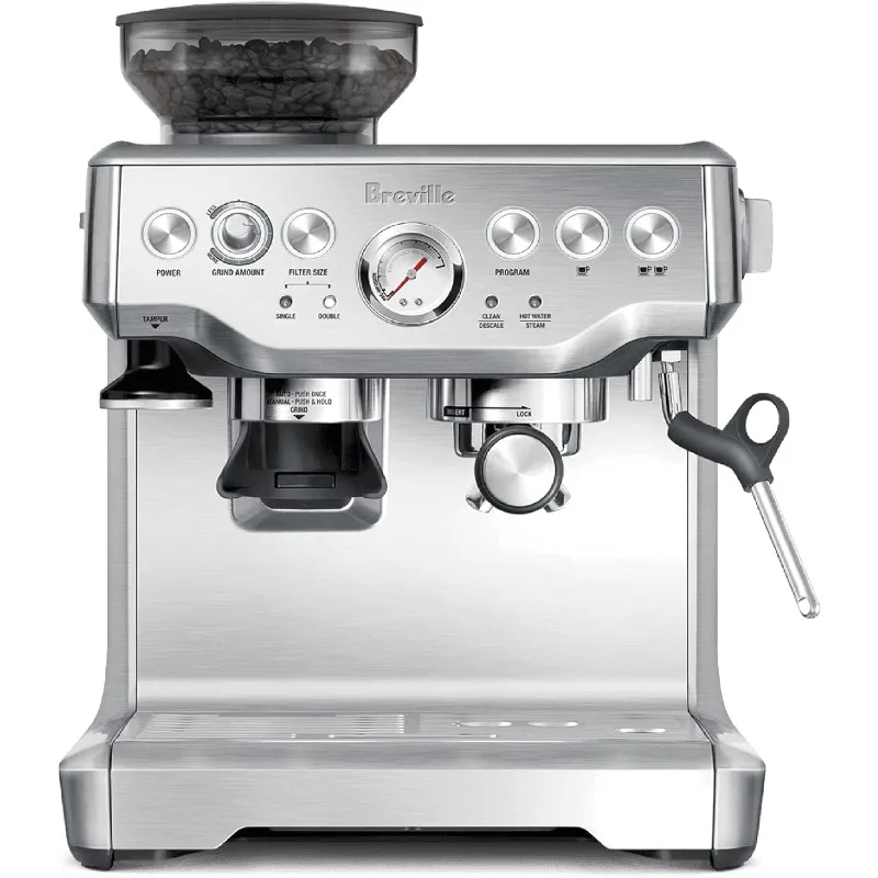 Máquina de café expreso Breville Barista Express, talla única, acero inoxidable cepillado