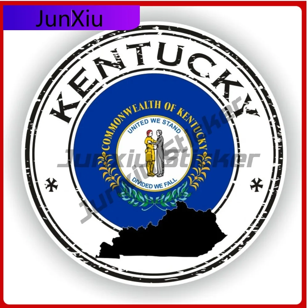 

Kentucky Seal Round Flag Personality Auto Styling Detail Fits Vehicle Exterior Decoration Needs
