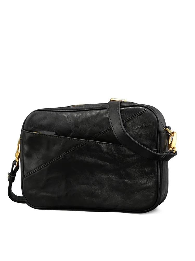 

Новая винтажная мужская сумка-мессенджер из натуральной кожи 2026 года, сумка для фотоаппарата, мужская сумка через плечо, модная мужская сумка