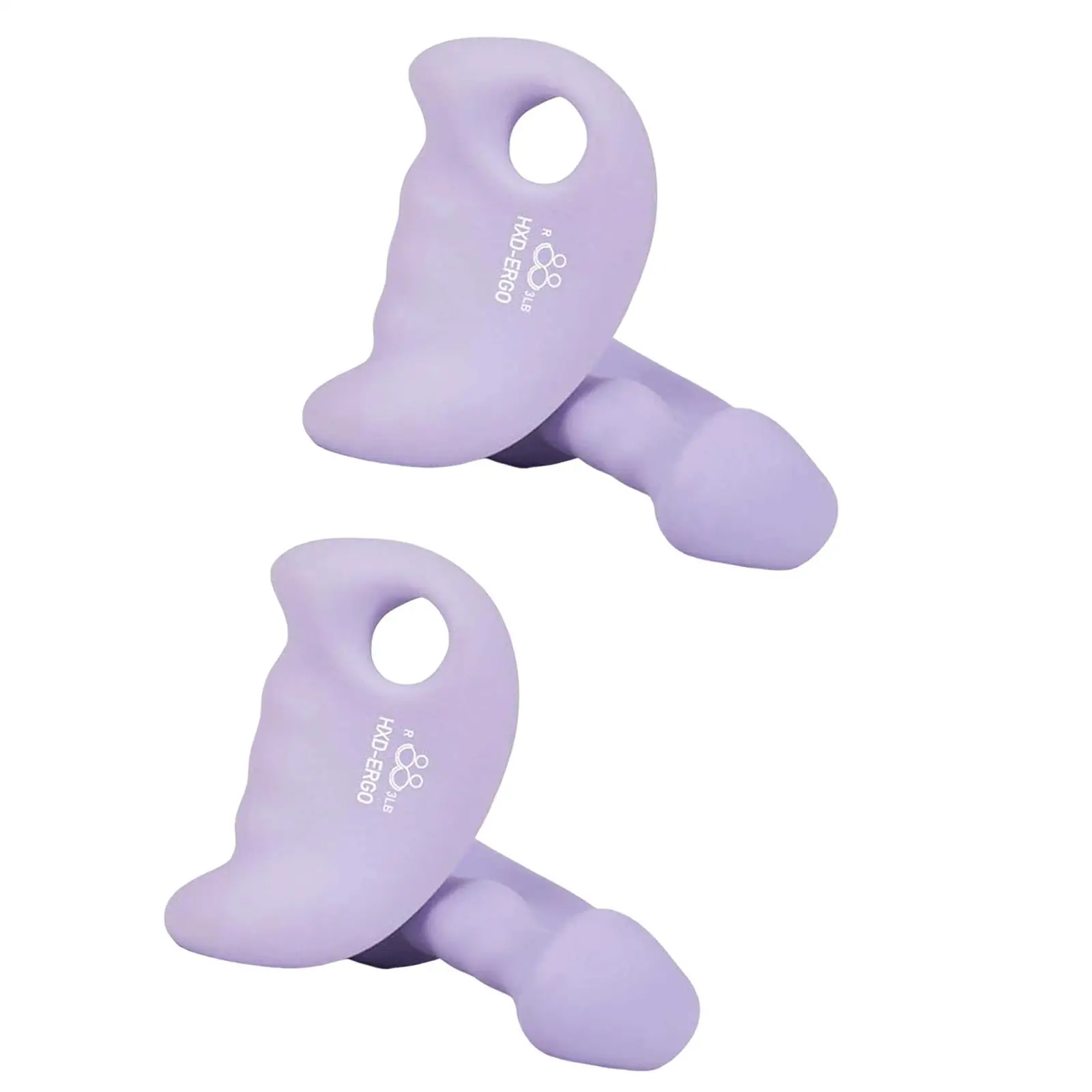 2Pcs Hand Weight Non Slip Handheld Ergonomic Design Matte Exercise Workout Dumbbell Walking Jogging Running Gymnastics Power