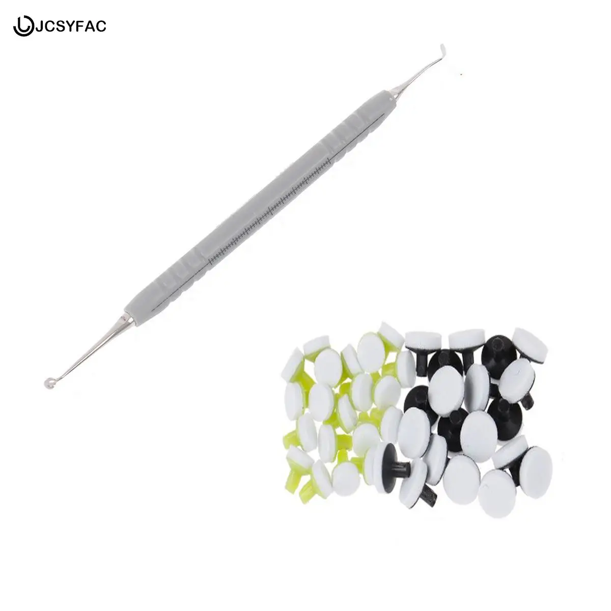 

1pcs Handle Or L/S Resin Molding 20 Pcs Foam Pad Optrasculpt Foam Pads Dental Composite Light Cure Resin Holder