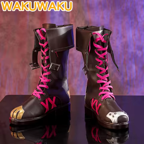 Jinx / Vi Cosplay Shoes Game LOL Cosplay WakuWaku Women Arcane Season 2 Jinx Cosplay Shoes Vi Boots Christmas