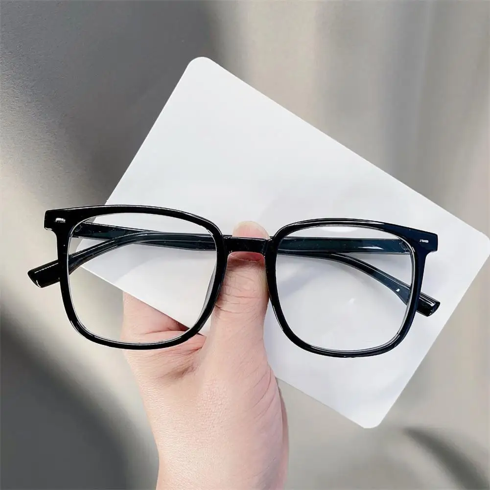Blue Light Blocking Glasses, Retro Large Frame Eyewear For Unisex To Reduce Digital Eye Fatigue In Classic Style