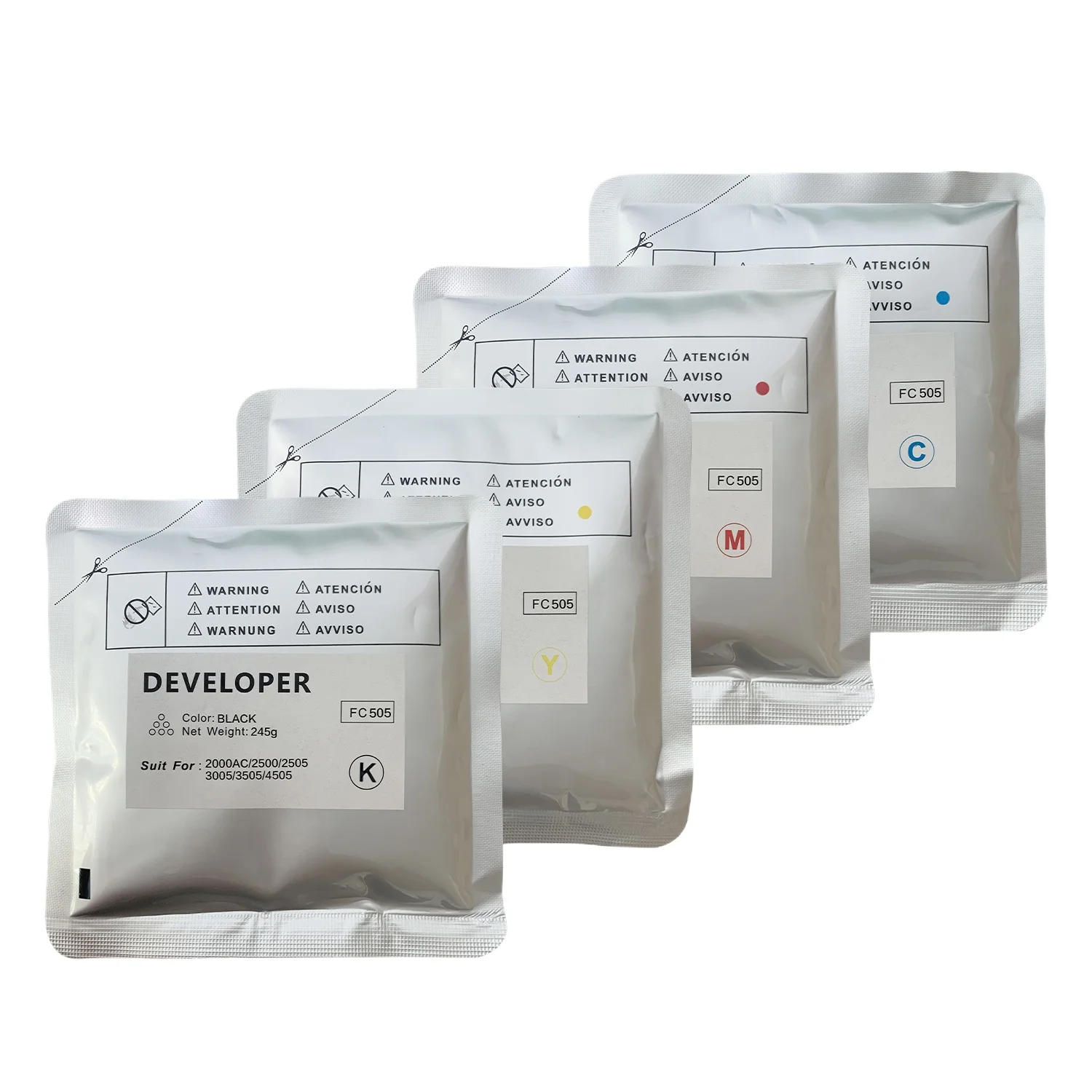 Japan FC505 FC415 developer powder for Toshiba 2000AC 2500AC 2505AC 3005AC 3505AC 4505AC 2010AC 2510AC 2515AC 3515AC 4515 5015
