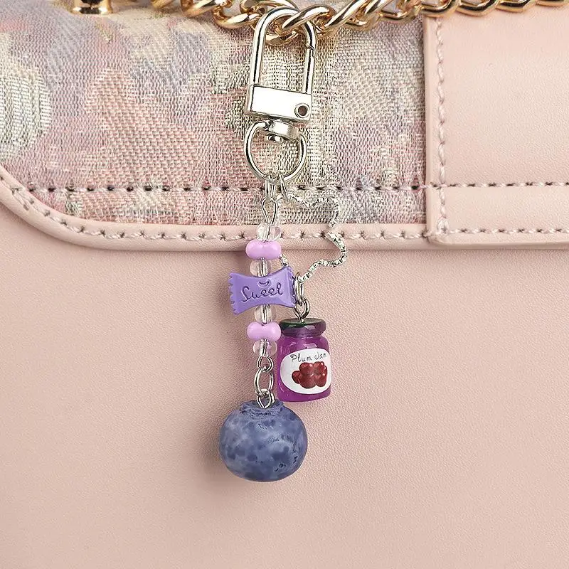 Cute Plush Bunny Keychain With Star Mushroom Pendants Soft Touch Purse Hanging Decor for Graduation Gift Giving