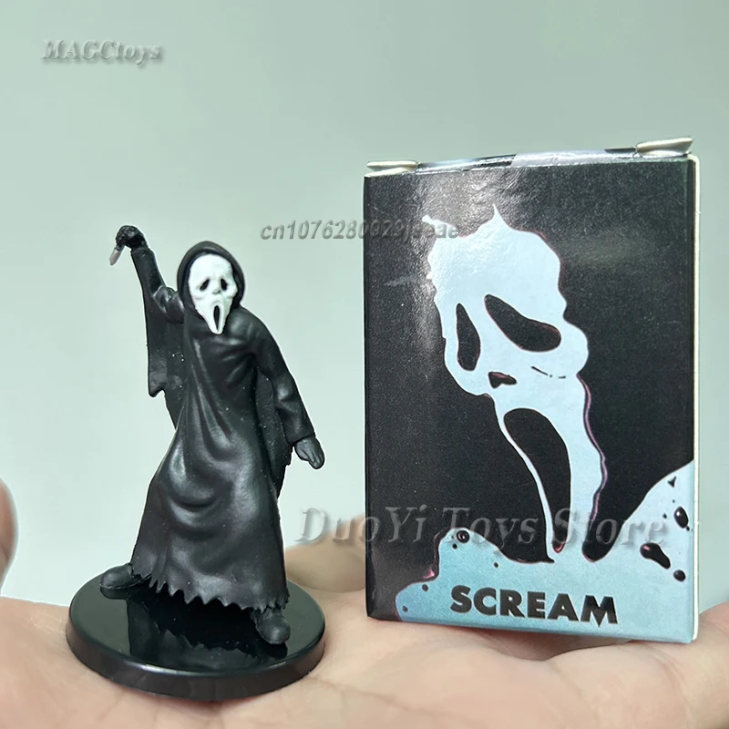 6cm The Nun Billy Prey Feral Horror Doll Model Toy Mini Figure Desktop Ornament Collection Christmas Halloween Gift Toys