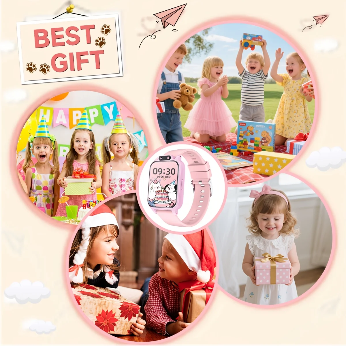 Youngsters's Smart Watch with 18 Educational Games, HD Selfie Support, Camera, USB Charging, Photo Album, Pedometer view 6