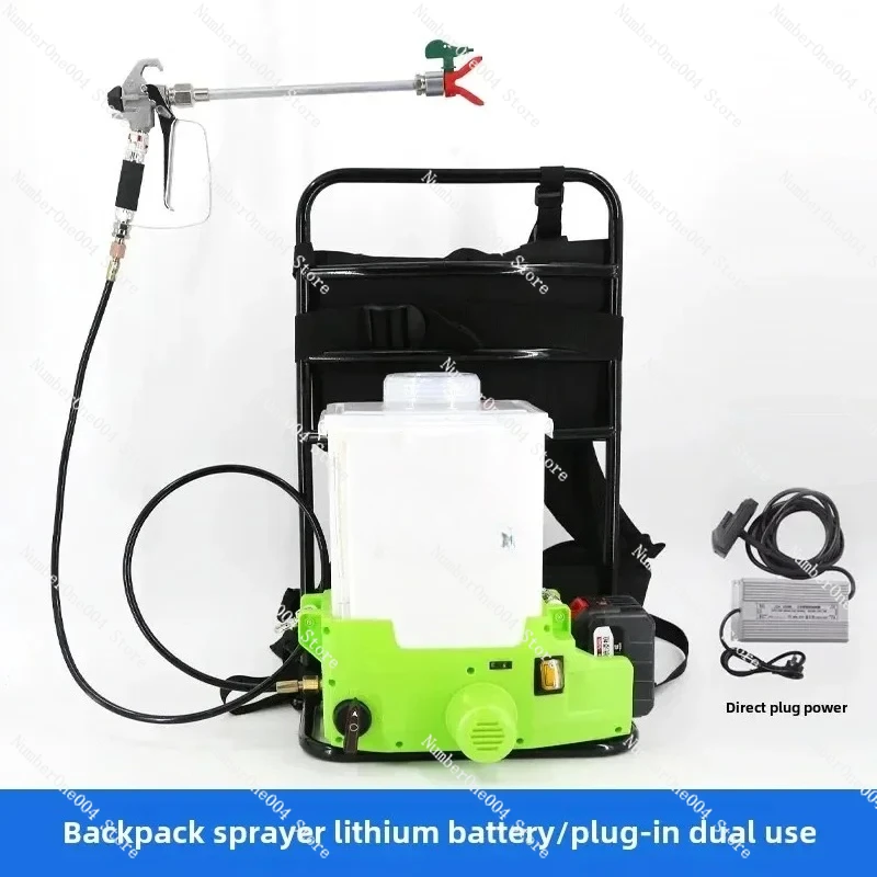 Plunger Type Convenient Electric High Pressure Airless Handheld Lithium Battery Sprayer Latex Paint Multi-functional Small