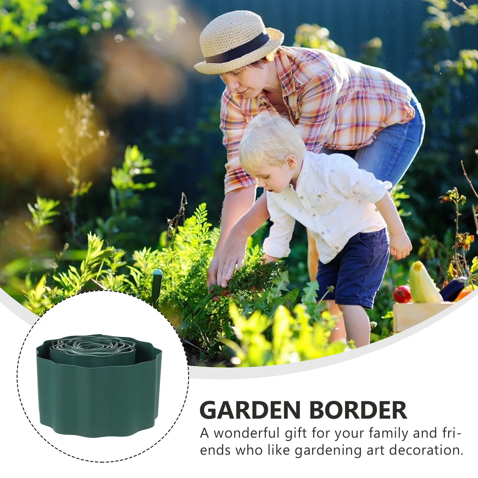 

Plastic For Garden Waterproof Durable Lawn Edging Yard Divider Courtyard Partition Garden Plant Fence Balcony Fence