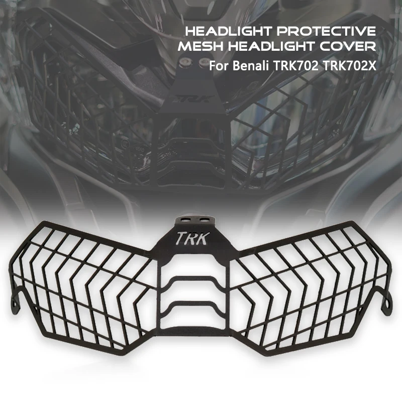 For Bennlli TRK 702 TRK702X TRK702 2022-2023 Motorcycle Accessories Headlight Guard Protector Grille Covers