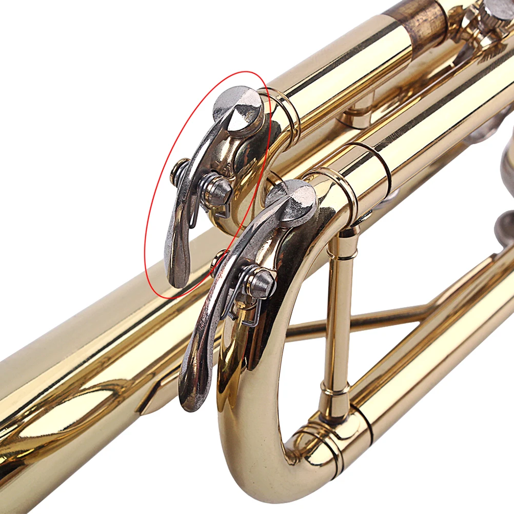 

B Flat Trumpet Springs Instruments Screws Spit Valve Water Key Repair Tool Proof