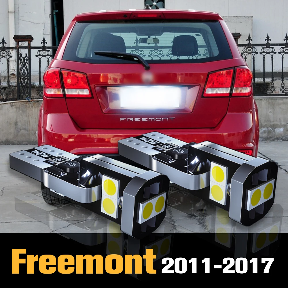 

2pcs Canbus LED License Plate Light Lamp Accessories For Fiat Freemont 2011 2012 2013 2014 2015 2016 2017