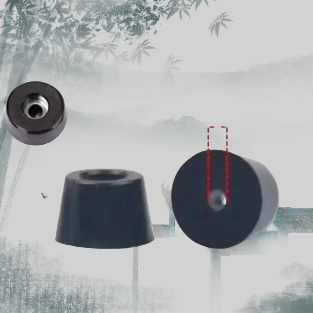 Black Rubber Feet Chair Floor Protector Non-slip Furniture Feet Table Leg Cover Speaker Cabinet Bottom Funiture Parts B187-208