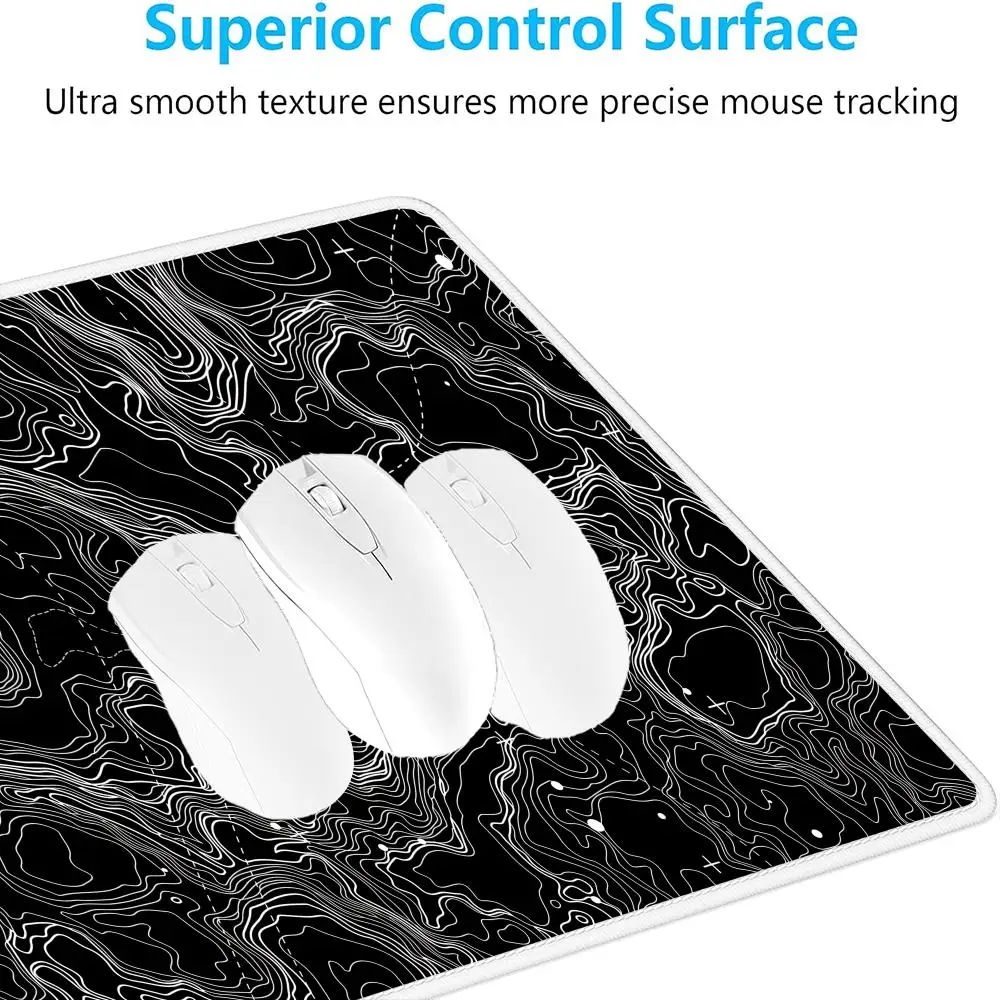 black art line Mouse Extended Pads Pad Large Gaming Non-slip Computer Laptop Tablet Mat Mini Gamer Keyboard PC Playmat