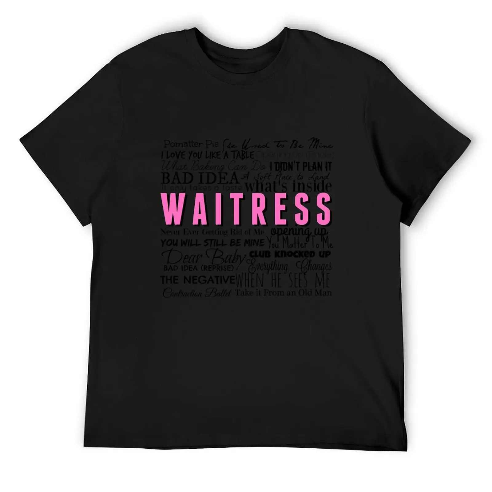 

Waitress Original Cast Recording T-Shirt graphic tee shirt aesthetic clothes Men's t shirts