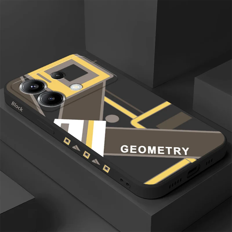 

Beautiful Geometry Phone Case For Xiaomi Poco F7 X7 X6 F6 M6 M5 M5S F5 X5 F4 X4 M4 F3 M3 X3 Pro 4G 5G GT Silicone Cover