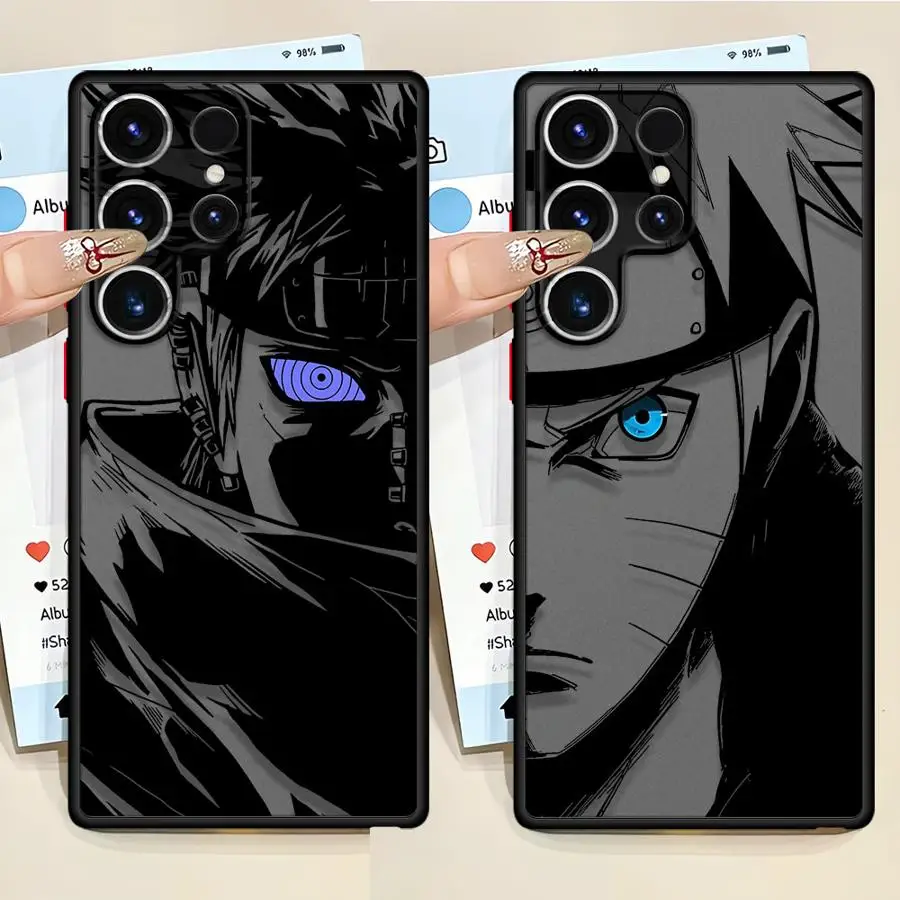 Case for Samsung Galaxy S21 S24 Ultra S22 Plus S9 Plus S20 FE S10+ S21 5G S25 Ultra S23 Soft shell Anime Narutos Cool