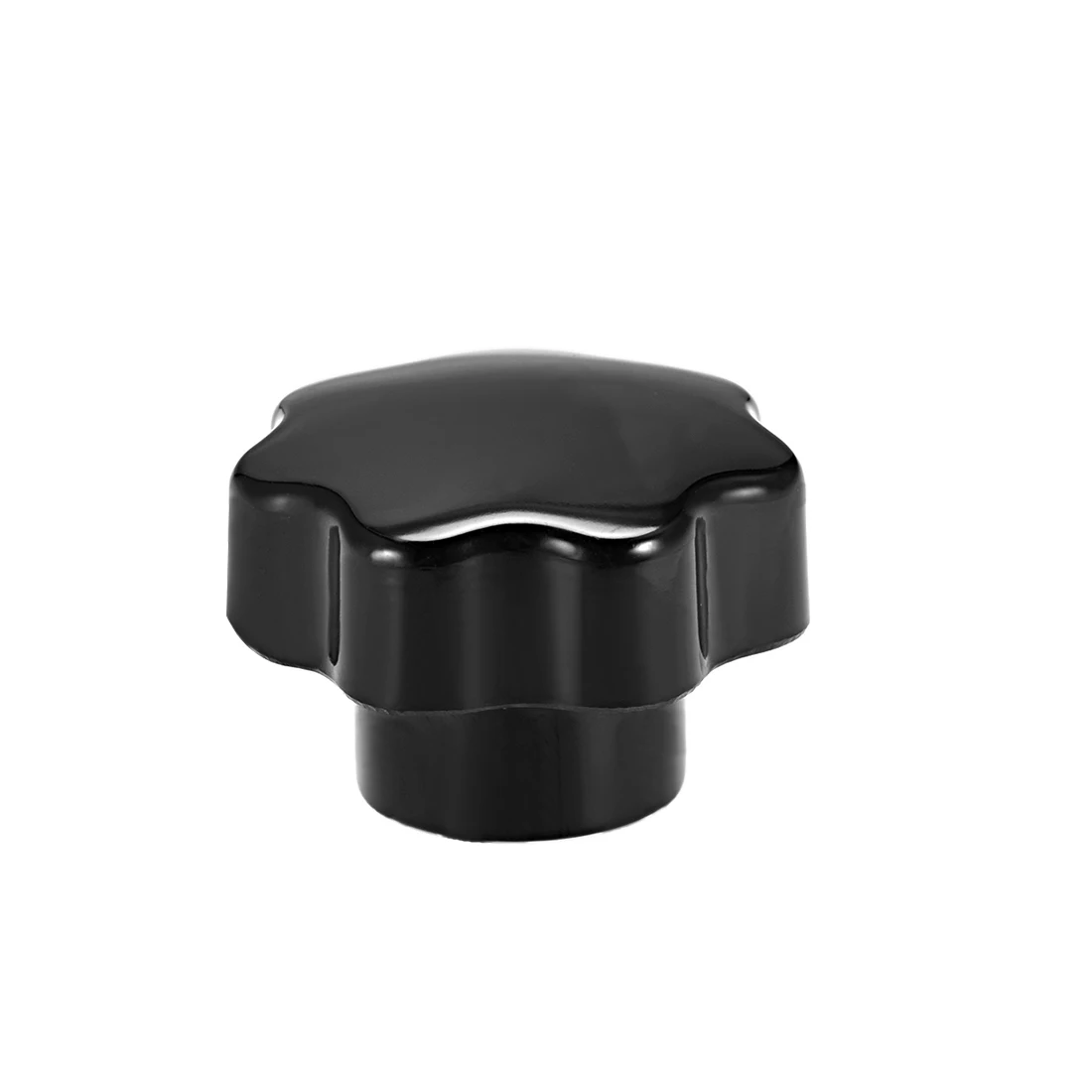 

M10 M12 Plum Bakelite Hand Tighten Nuts Handle Thread Star Mechanical Black Thumb Nuts Clamping Knob Manual Nuts Non-perforated