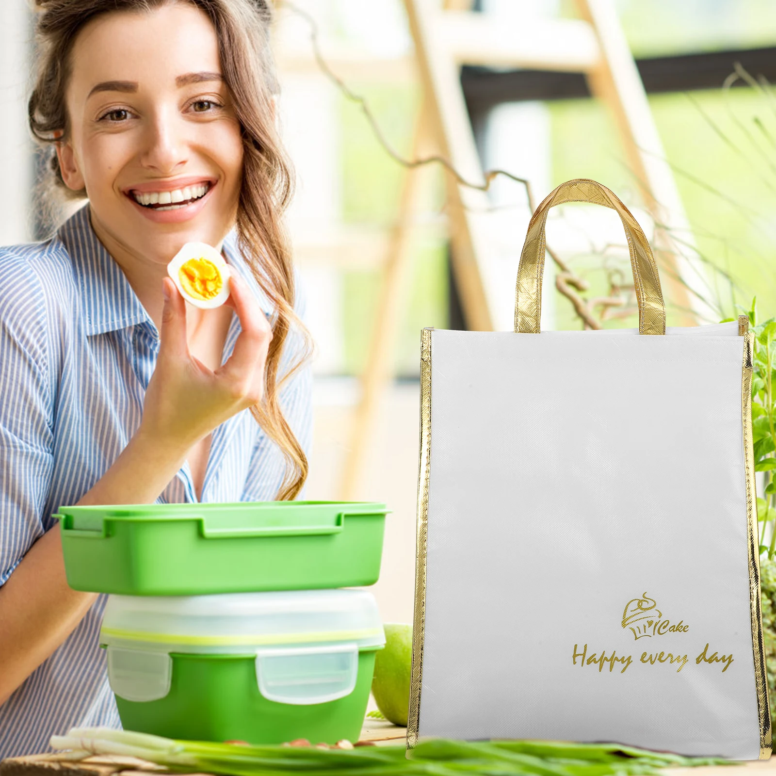 

2 Pcs Insulation Bags Food Storage Vacuum Trustworthy Cooler Tote Insulated Grocery Aluminum Foil Delivery