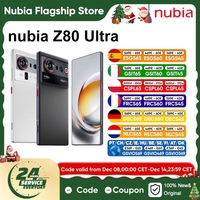 ZTE nubia Z80 Ultra 5G Smartphone Global Version Snapdragon 8 Elite Gen 5 6.85'' 144Hz Oled Display 7200mAh 80W Wireless Charging 64MP Ai Camera NFC Google Play