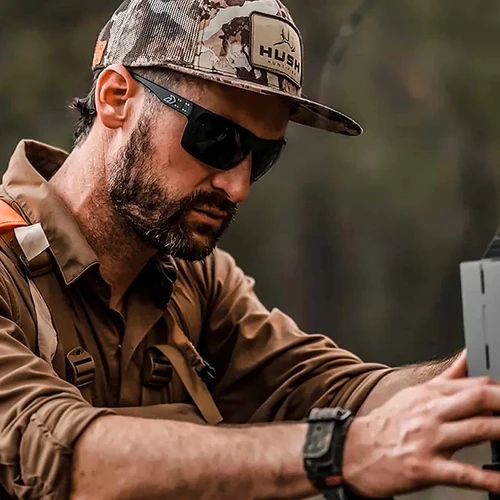 Imagen 2 del producto Gafas de sol polarizadas de aluminio y magnesio para hombre, gafas de sol de conducción de diseño de marca para hombre, gafas cuadradas UV400, gafas DELTA para hombre