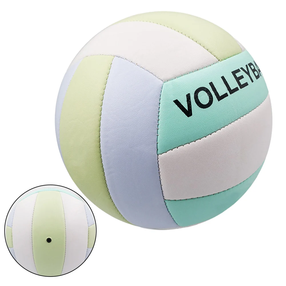 Size 5 Volleyball Hot Sale Rubber Liner 23cm Soft Non-slip Wear-resistant Beach Game Volleyball For Outdoor Indoor Training