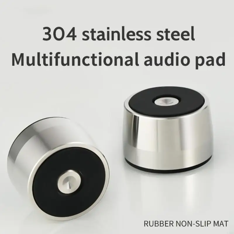 

G8DB Isolation Feet Stainless Steel Shockproof Foot Nails Foot Pad for Player