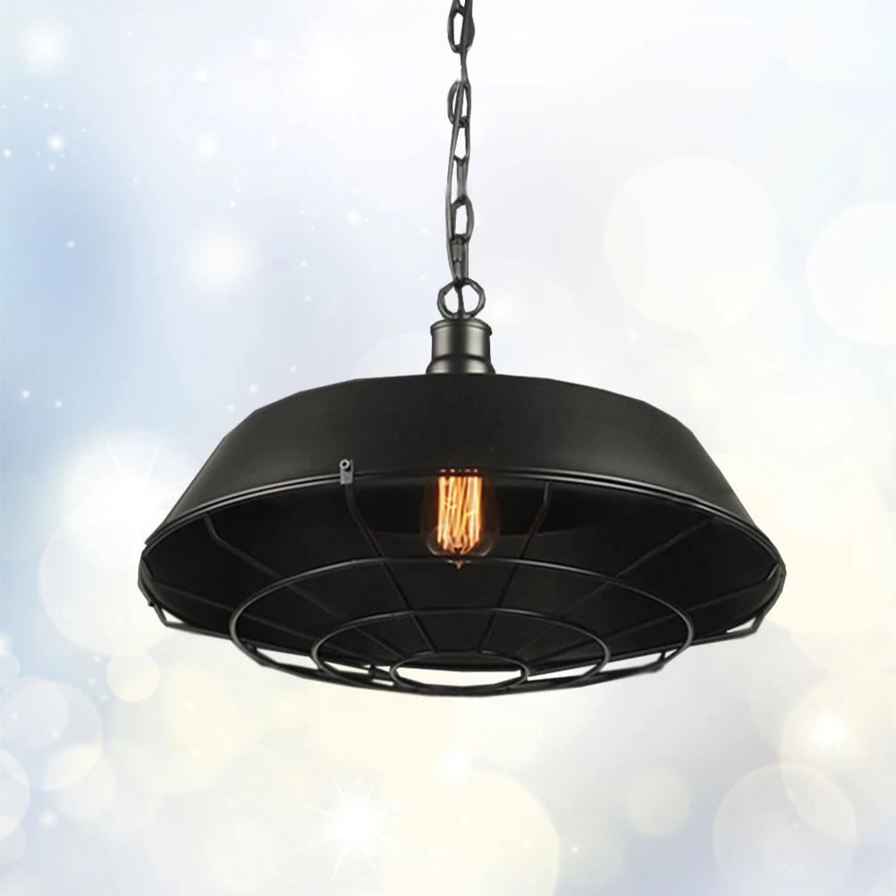 

Creative Iron Ceiling Lamp Vintage Pendant Light Industrial Lantern Retro Lighting for Home Bar Restaurant Unique Iron Art
