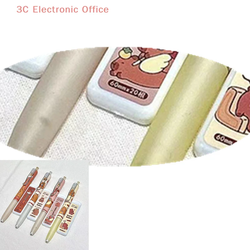 

Kawaii Capybara Mechanical Pencil Set 0.5mm Cute School Office Writing Tool Creative Cartoon Stationery Pencils Gift