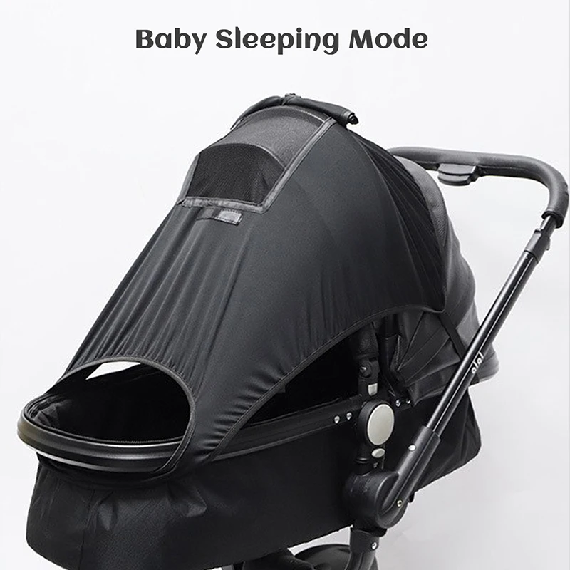 Universelles Kinderwagen-Zubehör Sonnenschutz UV-Schutz Sonnenschirm Kinderwagen-Verdeck für Kinderwagen Säuglingsautositz Sonnenblende – Detail 4