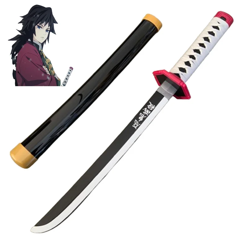 

Cosplay Demon Slayer Tomioka Yoshio Bamboo 24inch Assembled Weapon Katana Kimetsu no Yaiba Agatsuma Zenitsu Model Sword 60cm