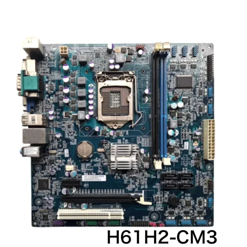 For H61H2-CM3 Desktop Motherboard H61H2-CM3 V:1.0 LGA 1155 DDR3 Mainboard 100% Tested OK Fully Work Free Shipping